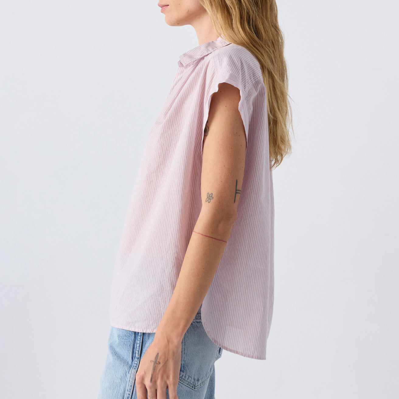 Hedy Voile Blouse in Flush