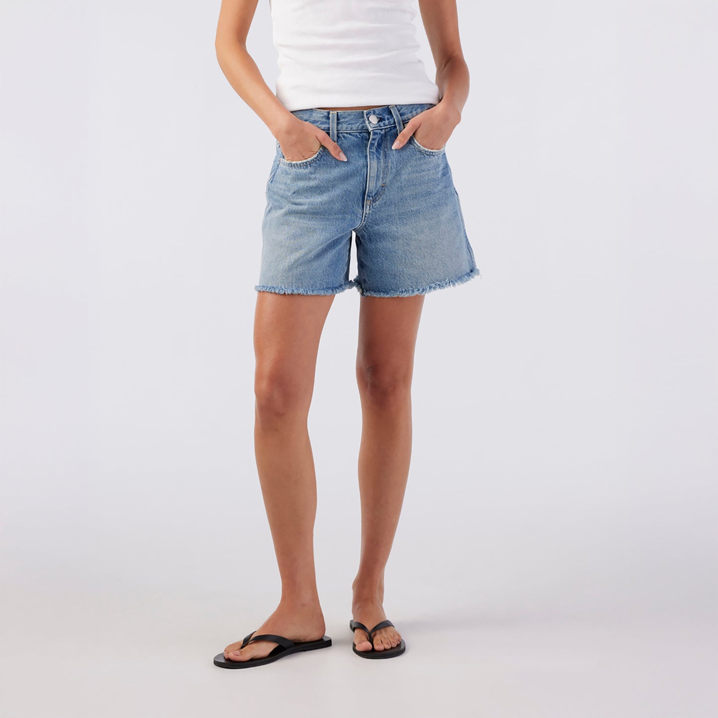 Billie Denim Shorts in Free Spirit