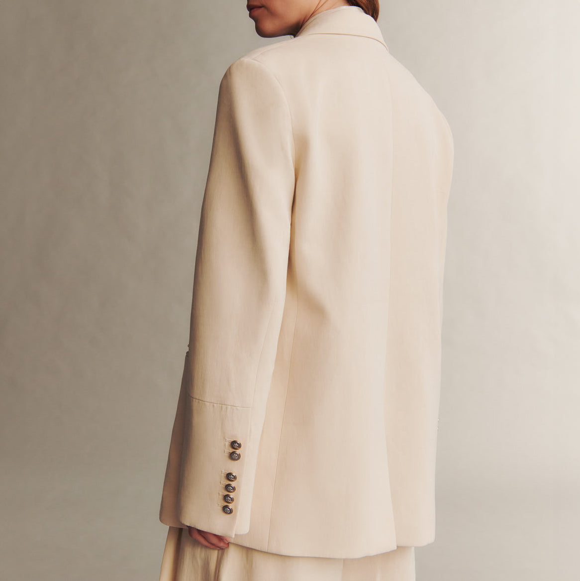 Sweet Pea Blazer in Bone