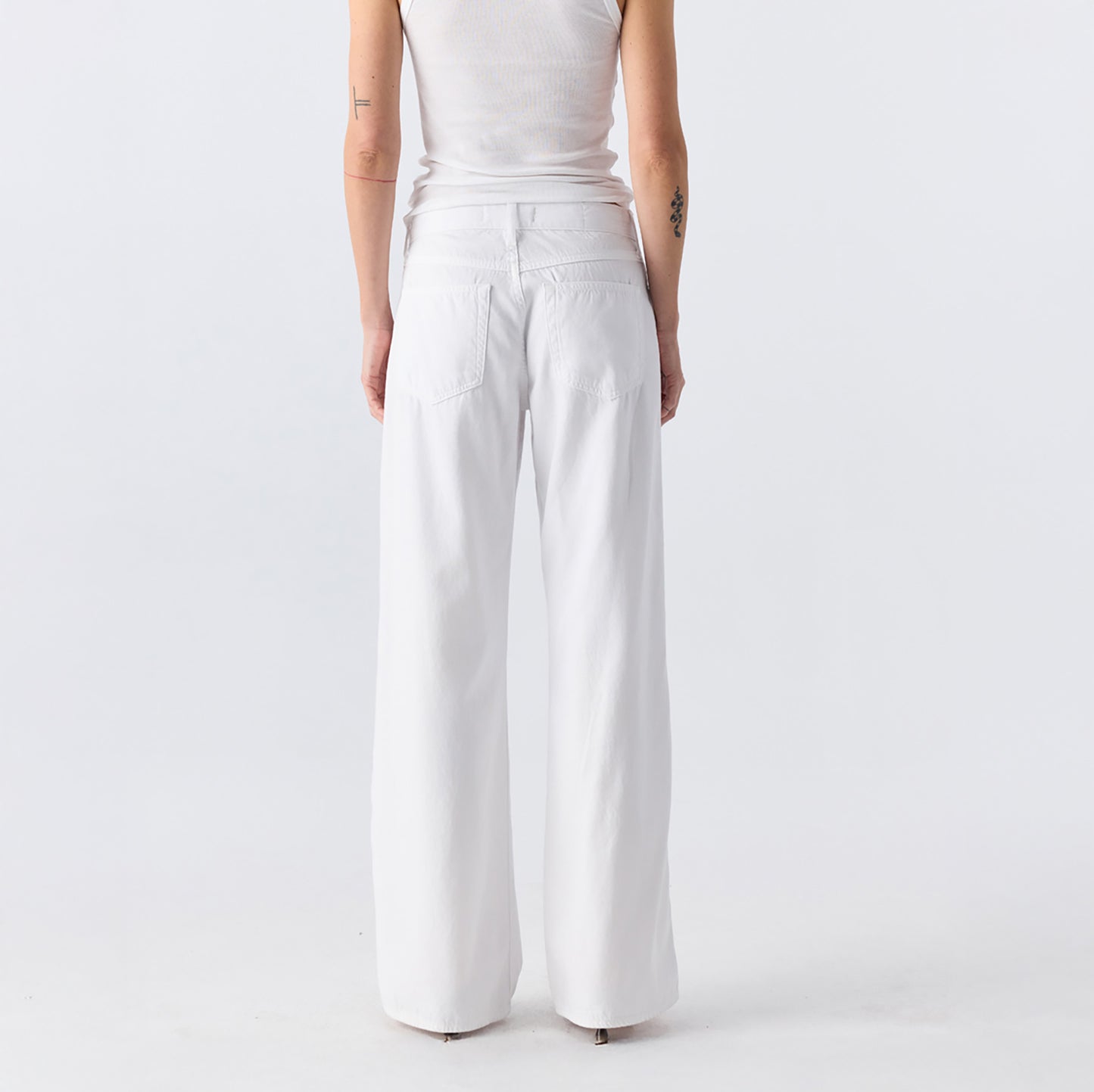 Regina Wide Leg Jean in White