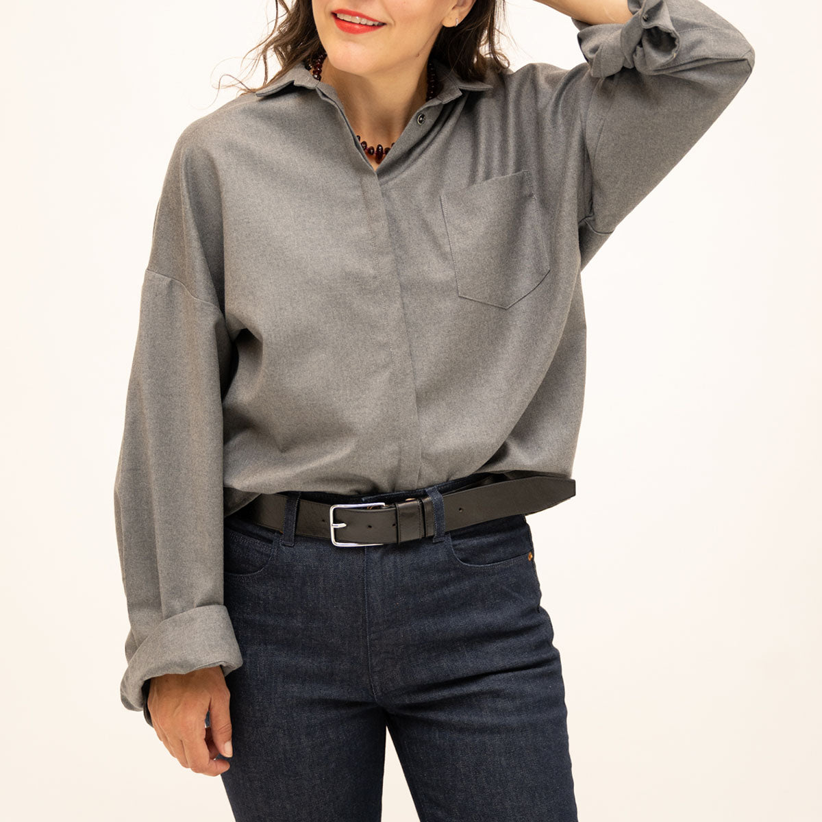 Amanda Shirt in Iron