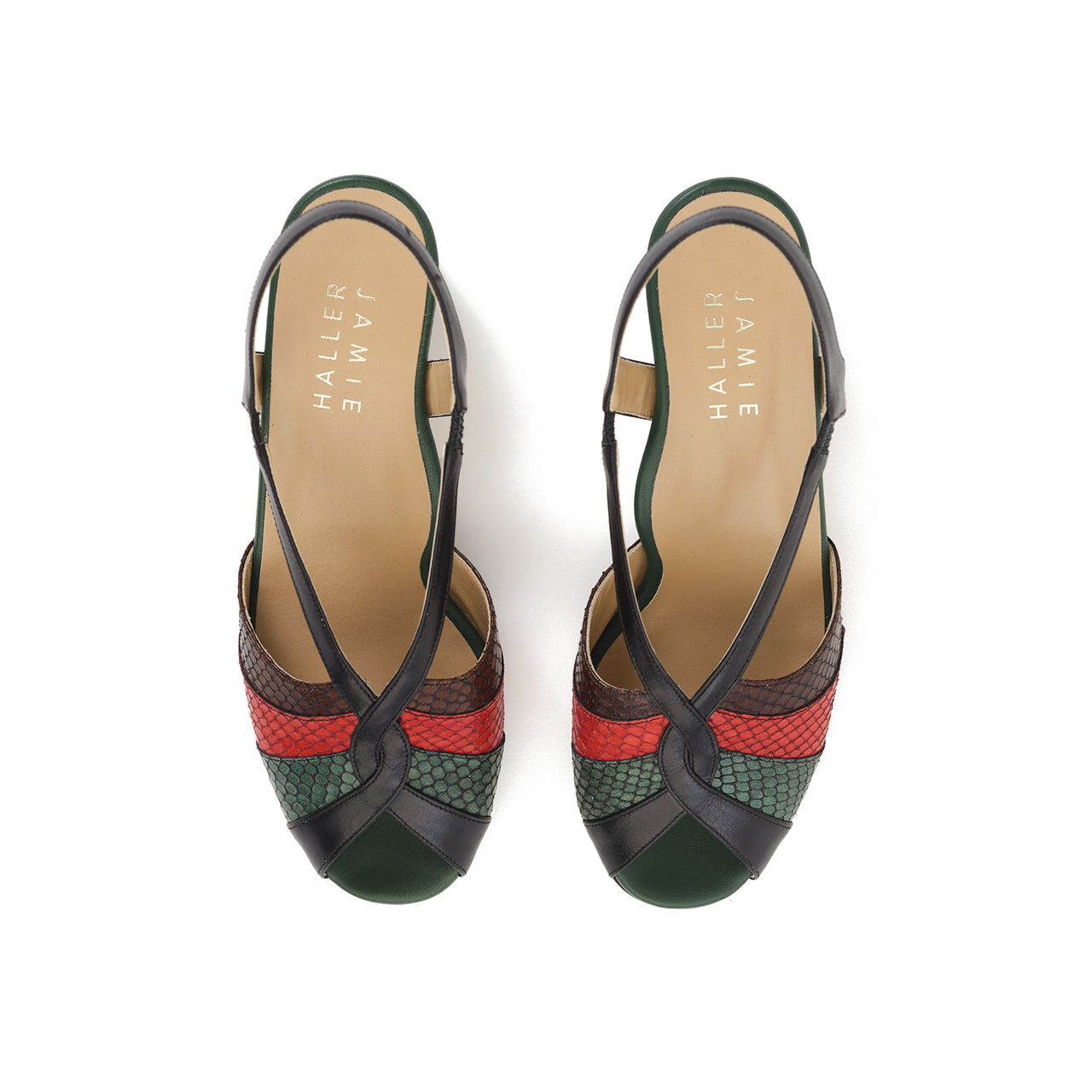 Archive Heel in Snake Mix