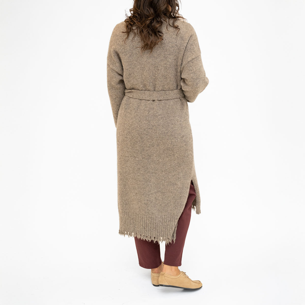 Fray Cardigan in Rock