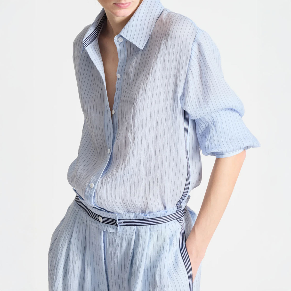 Lanette Blouse in Sky Blue