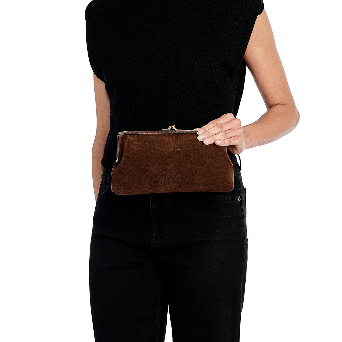 Classic Clutch in Caffe