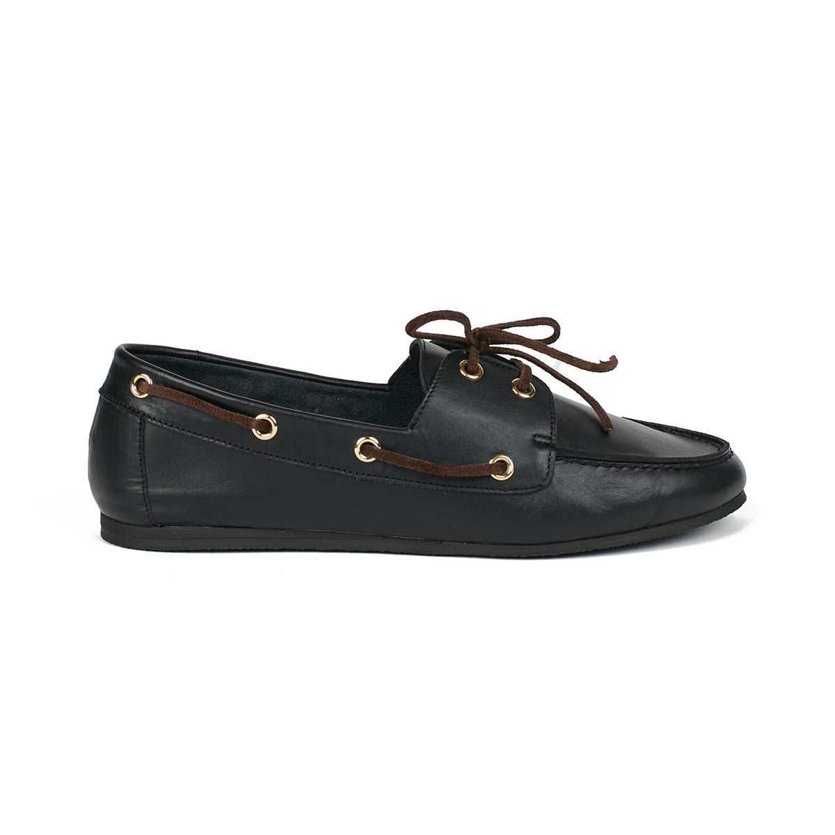 The Boat Loafer in Black