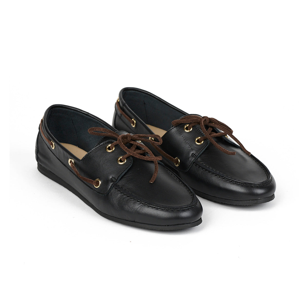 The Boat Loafer in Black