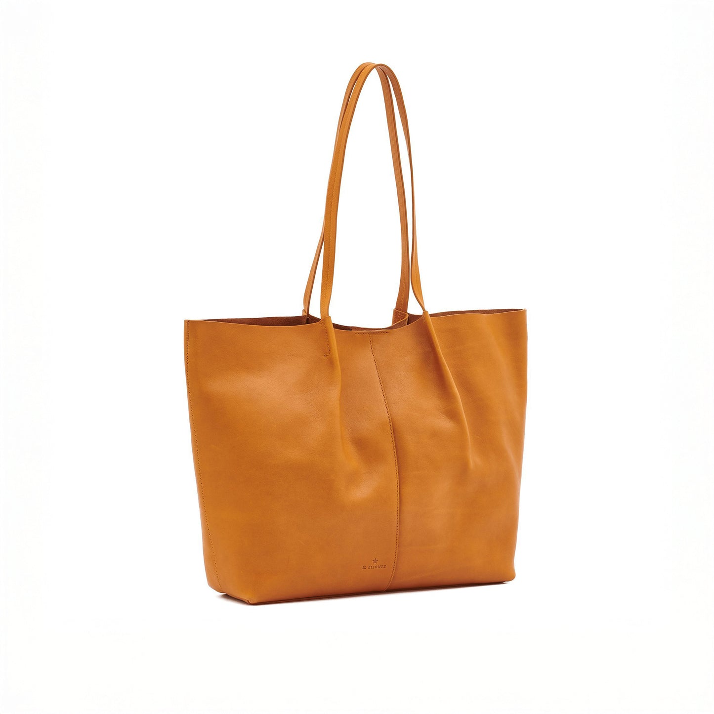 Nina Leather Tote in Natural