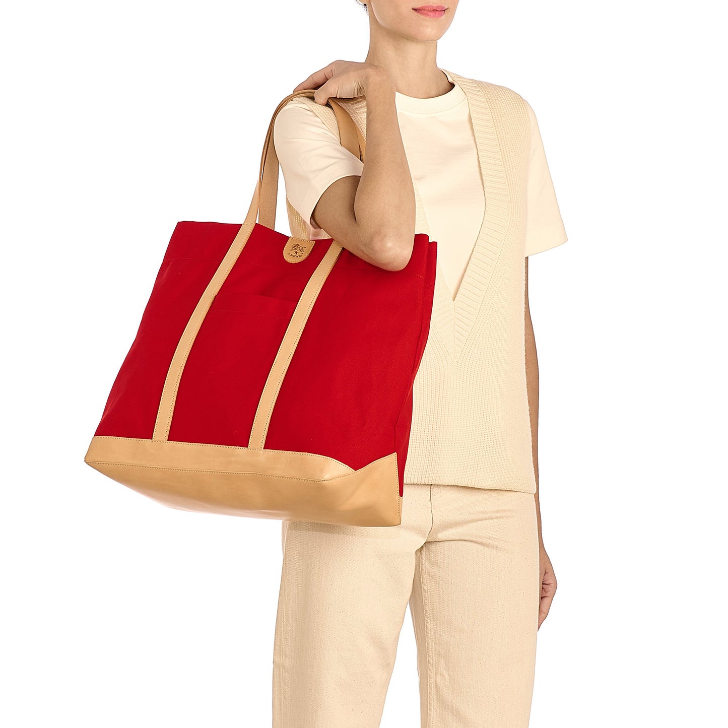 Caramelle Large Tote in Red