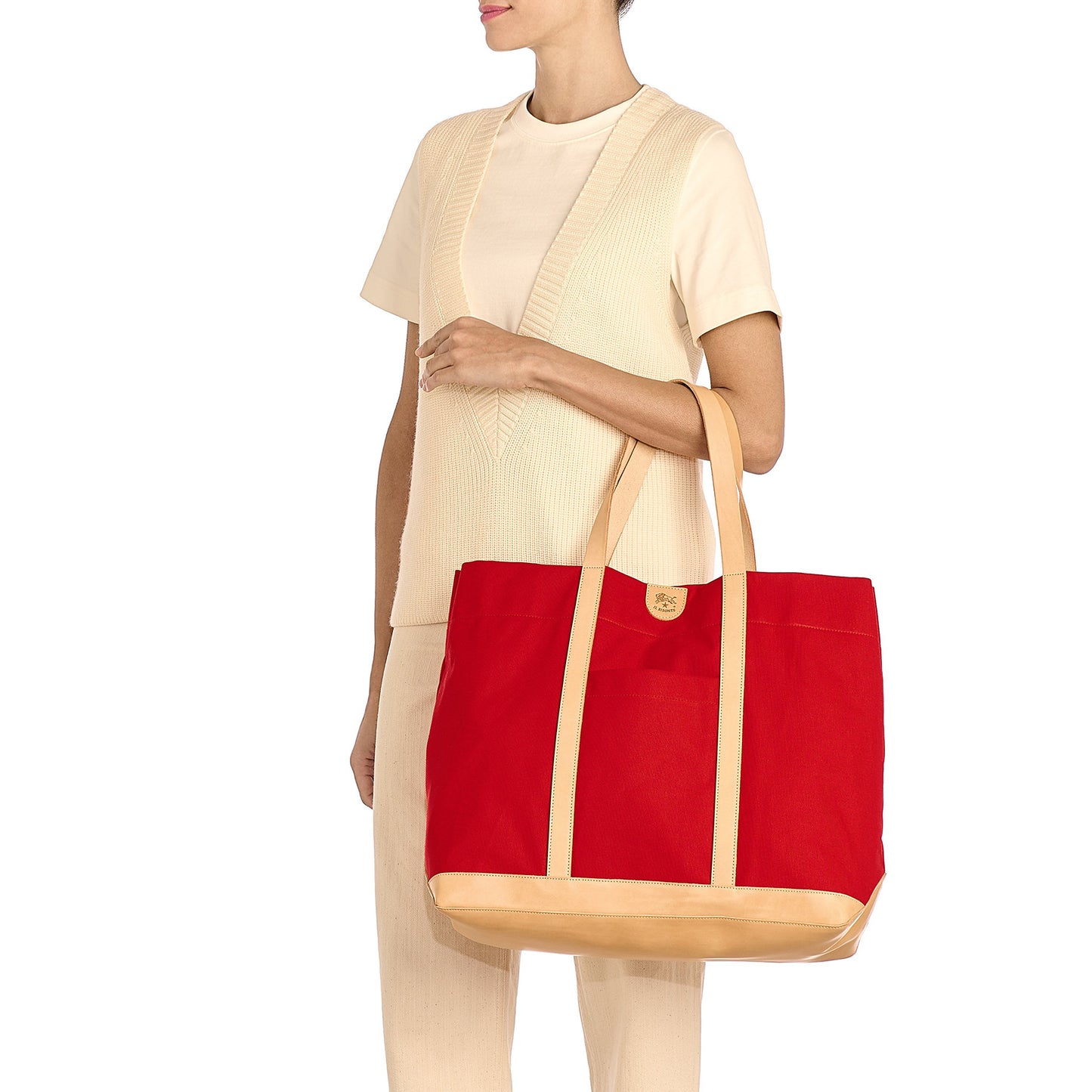 Caramelle Large Tote in Red