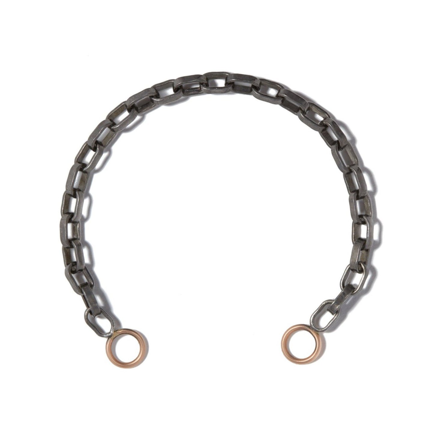 Biker Chain in Blackened Silver