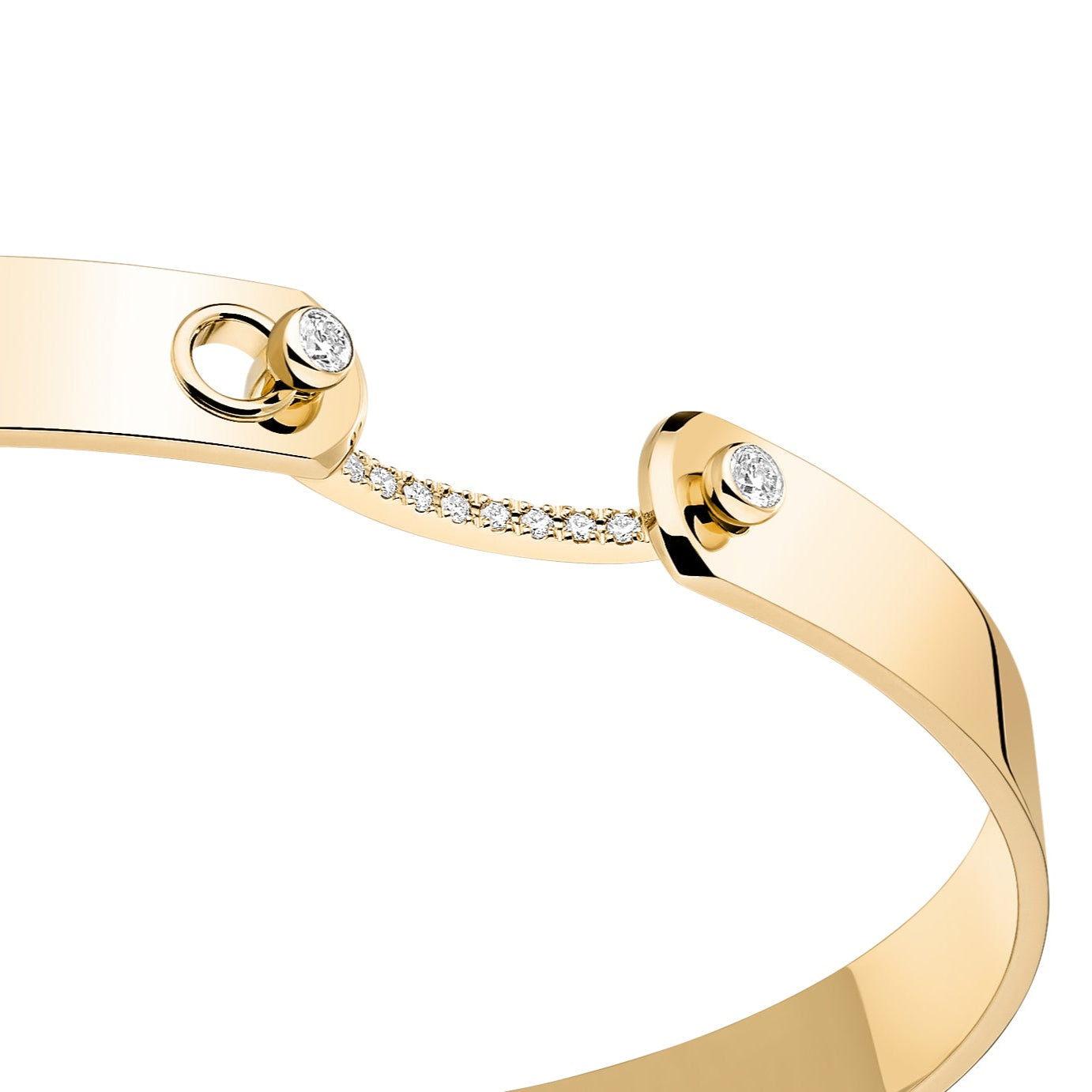 Business Meeting GM Bangle in Yellow Gold