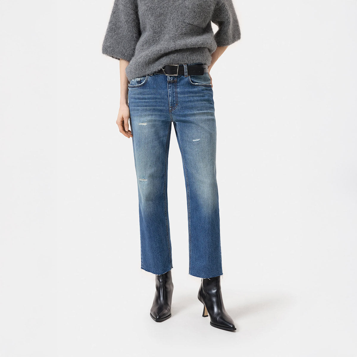 Milo Jean in Mid Blue