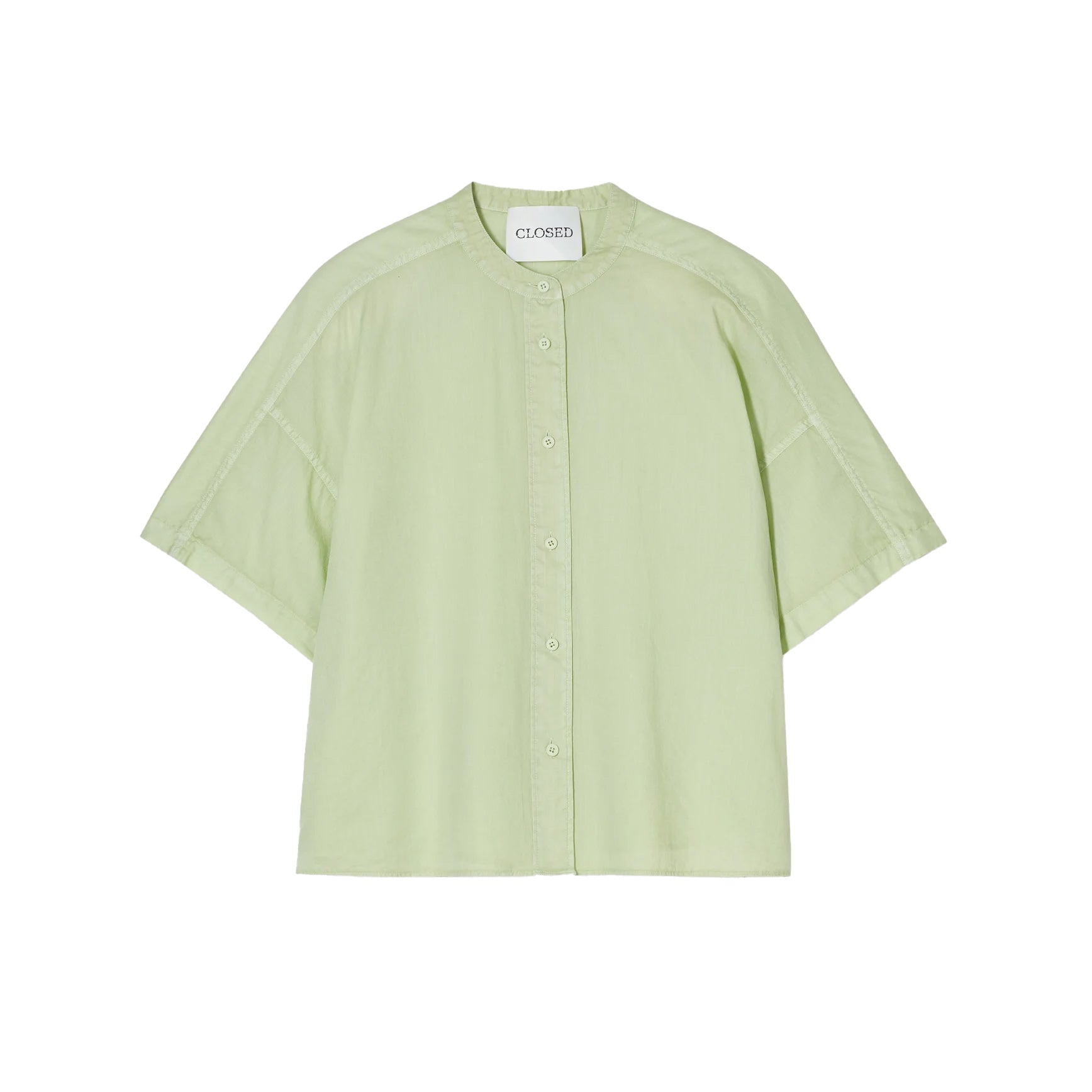 Relaxed Short Sleeve Shirt in Bud Green