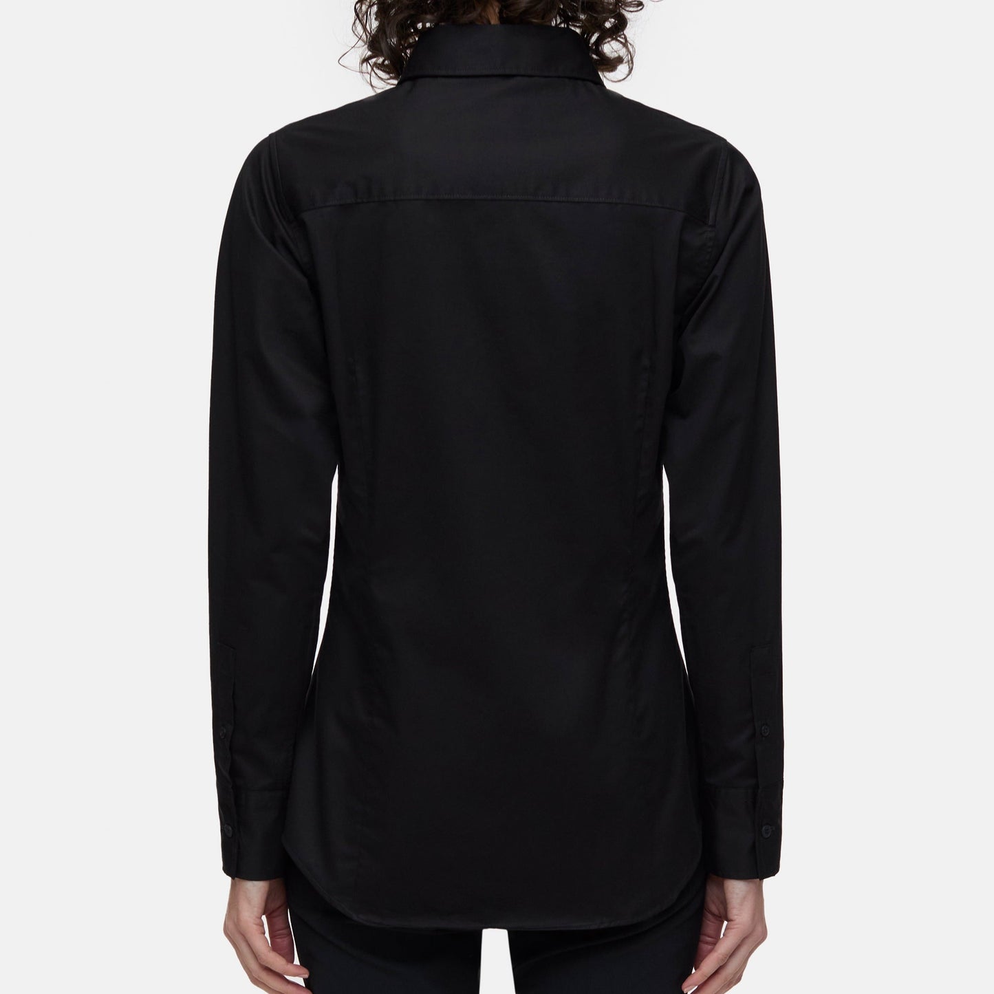 Waisted Button Up in Black