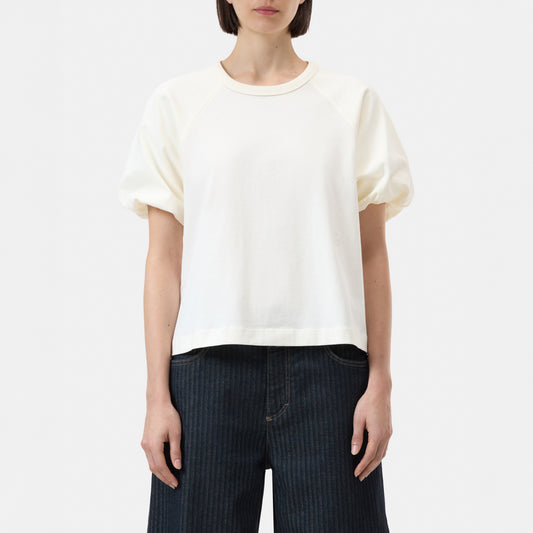 Wide Sleeve Tee in Ivory
