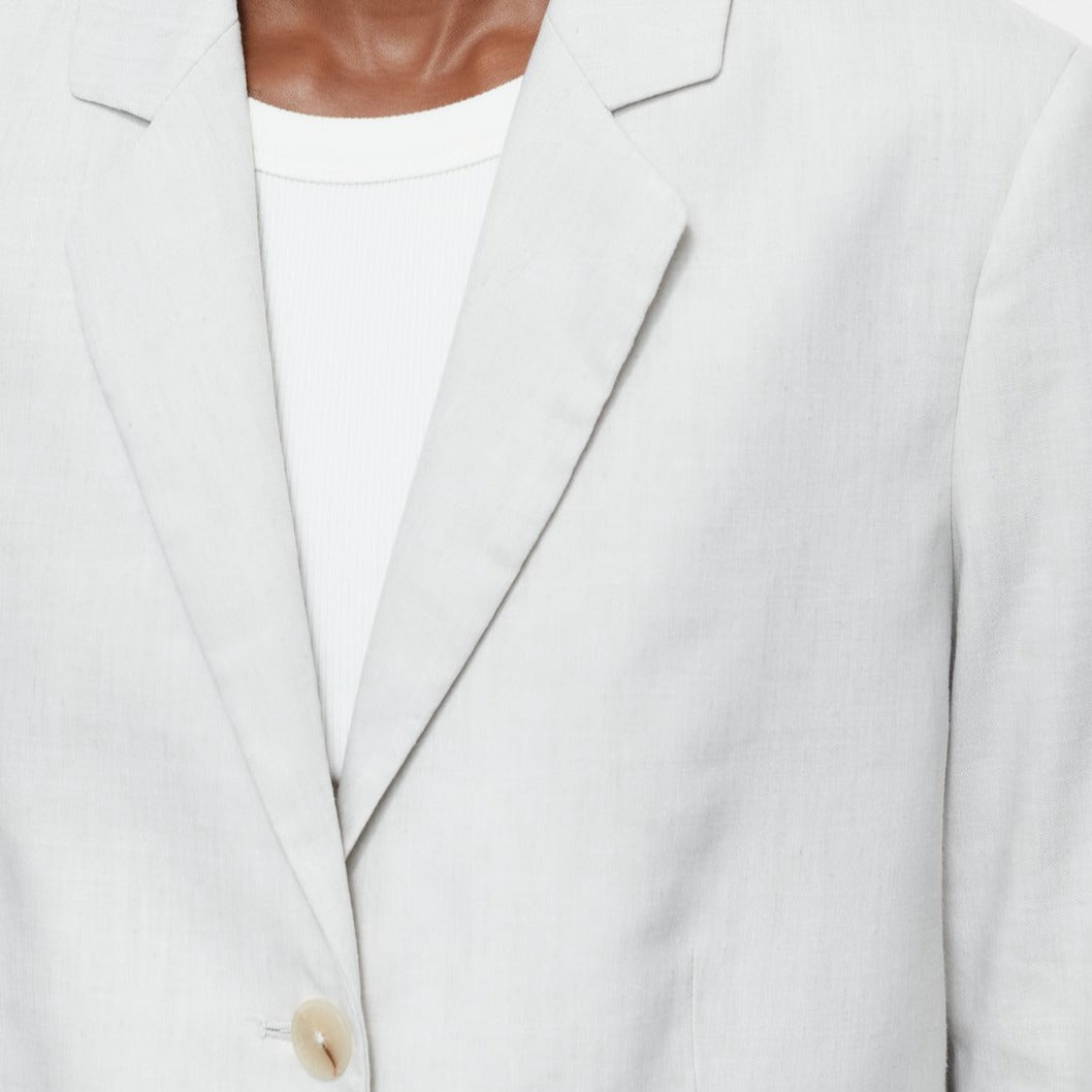 Lola Linen Blazer in Limestone