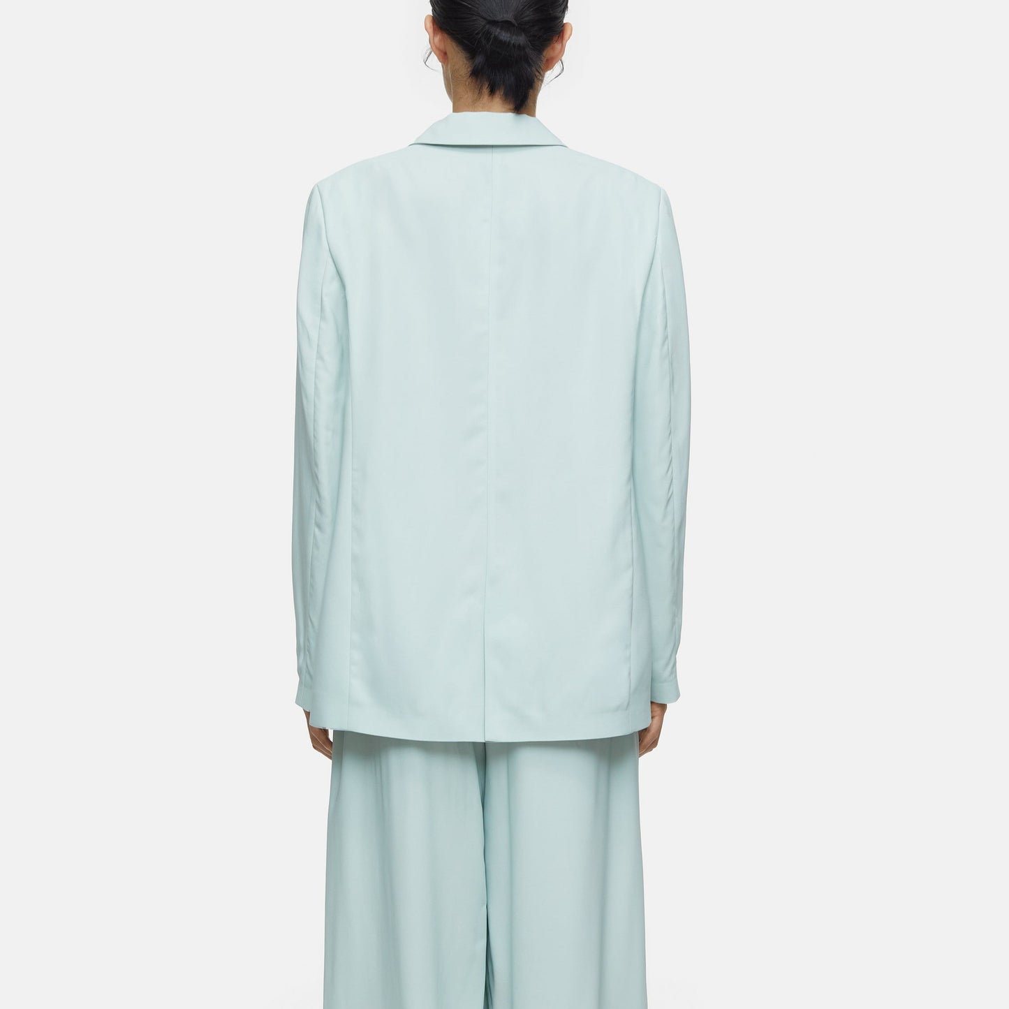 Lola Crepe Blazer in Amalfi Sea
