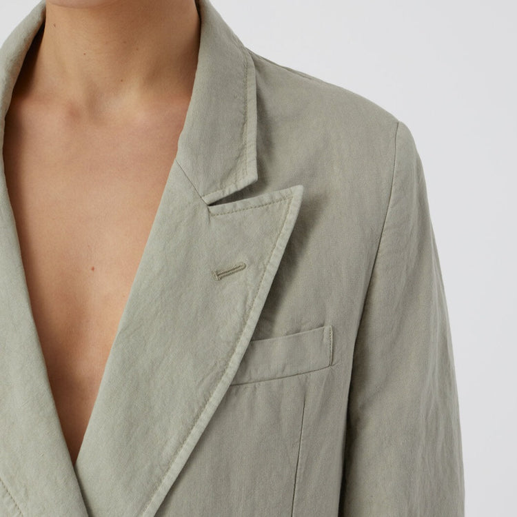 Kaycee Relaxed Blazer in Light Moss