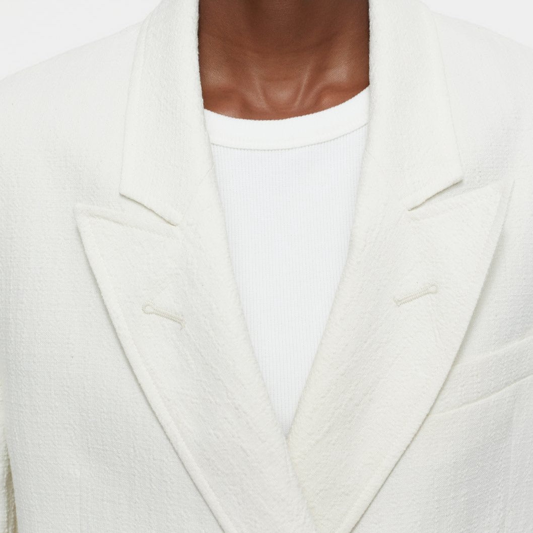 Kaycee Relaxed Blazer in Ivory