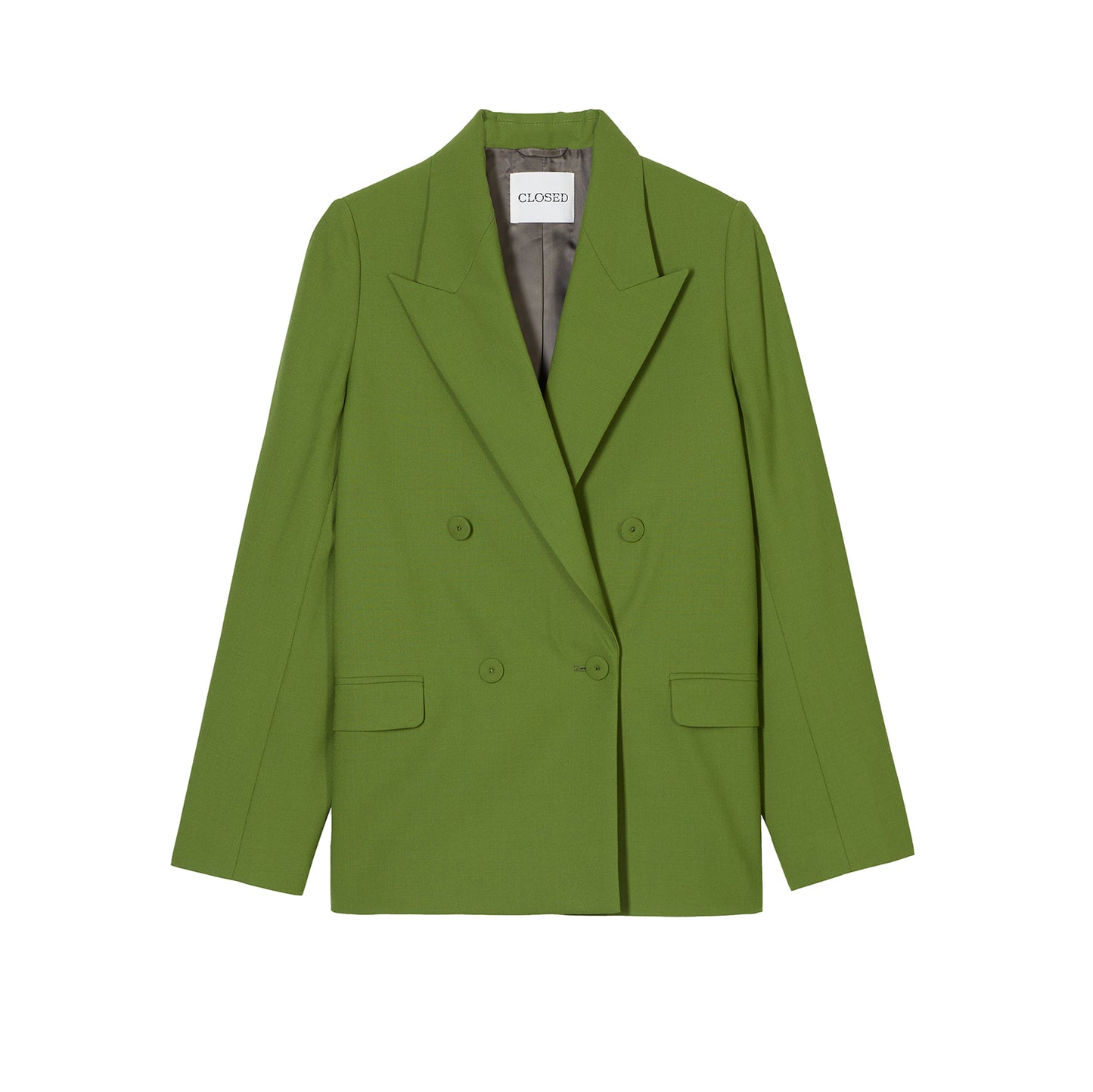 Double Breasted Blazer in Pistachio Green