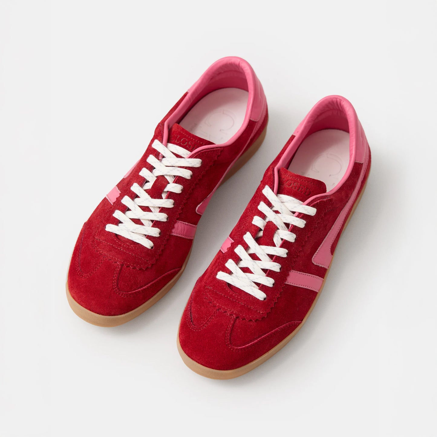 Slim Sneaker in Cherry Red