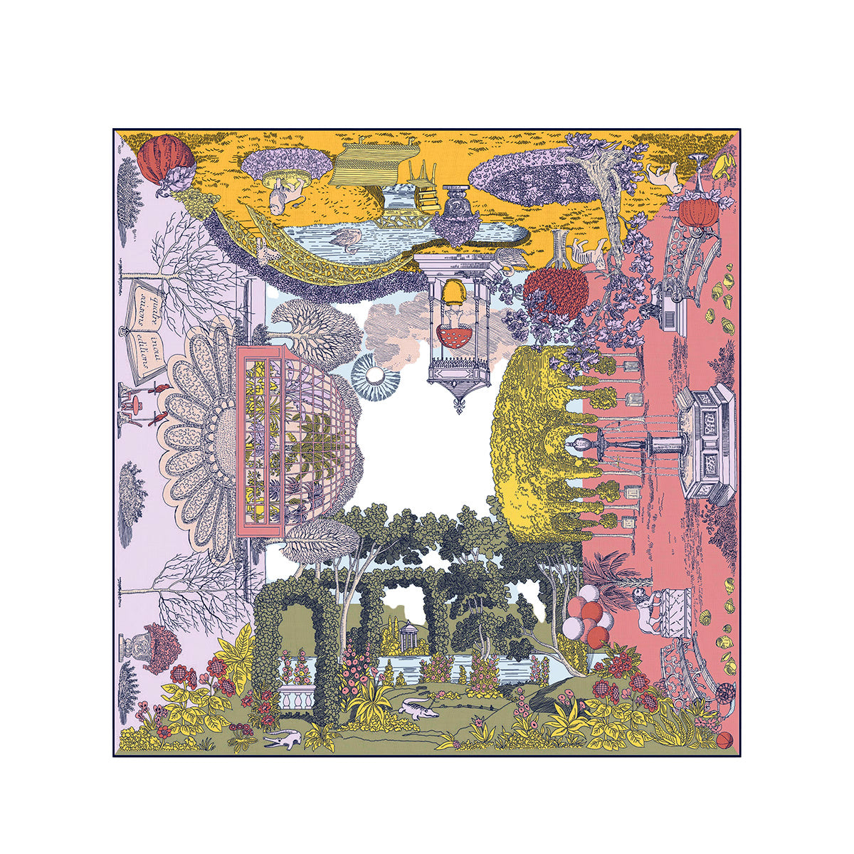 Quatre Saisons Scarf in Yellow