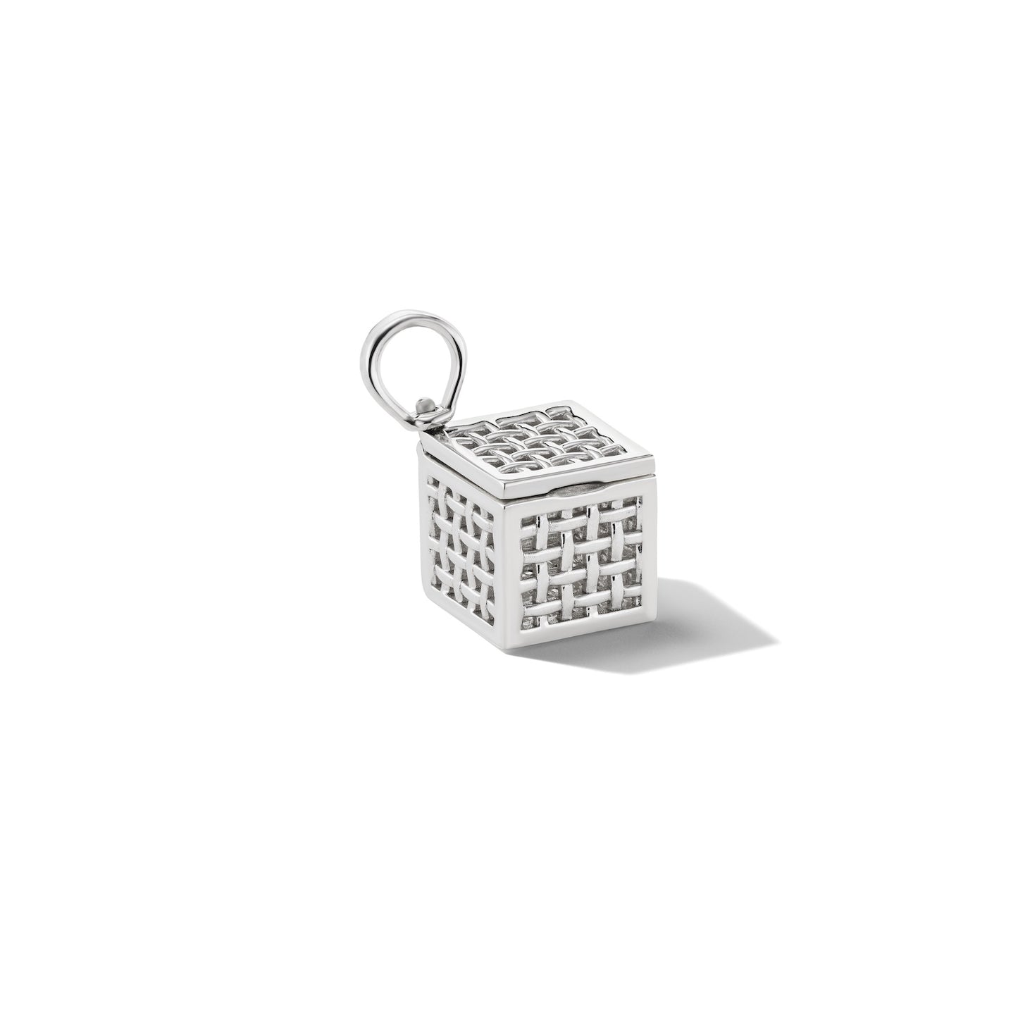 All Screen Box Charm in Silver