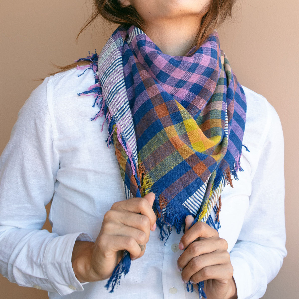 Cowboy Scarf in Cosmo