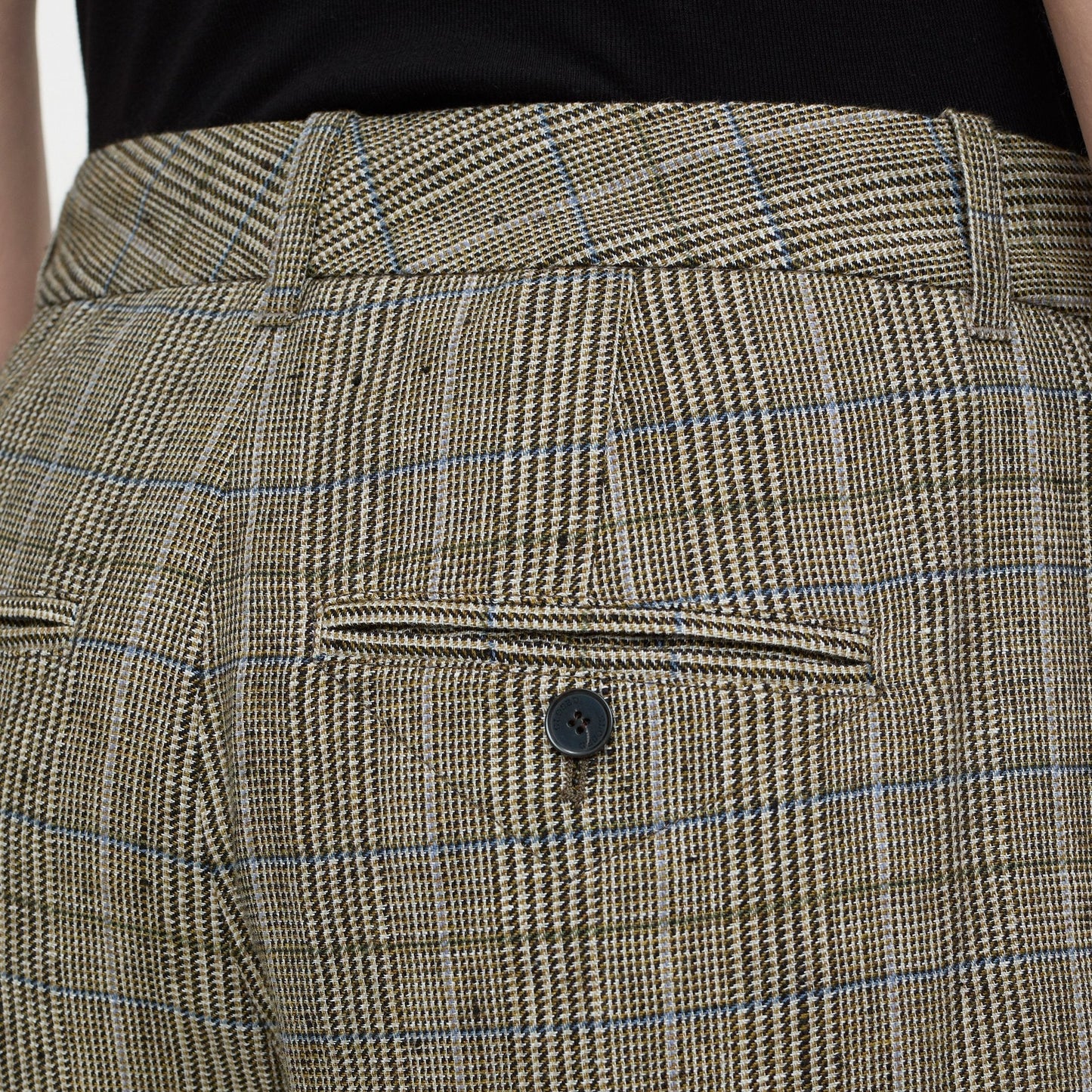 Jurdy Relaxed Plaid Trouser