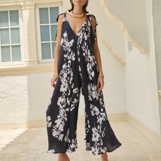 Liv Jumpsuit in Bold Flowers