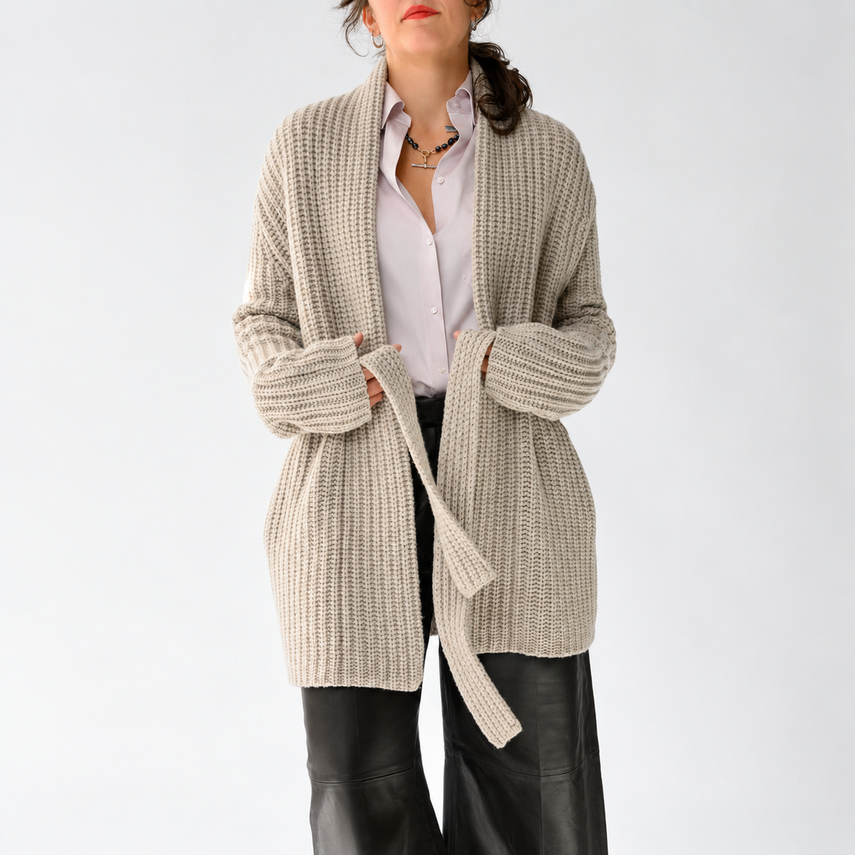 Jacqueline Cardigan in Sand