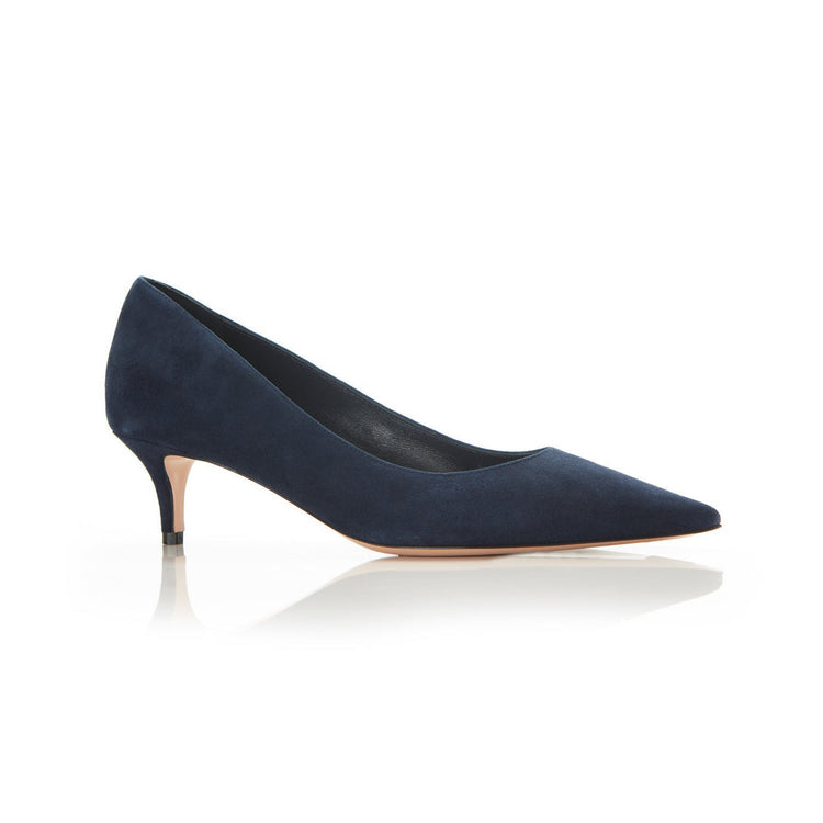 Classic 45 Pump in Navy Suede