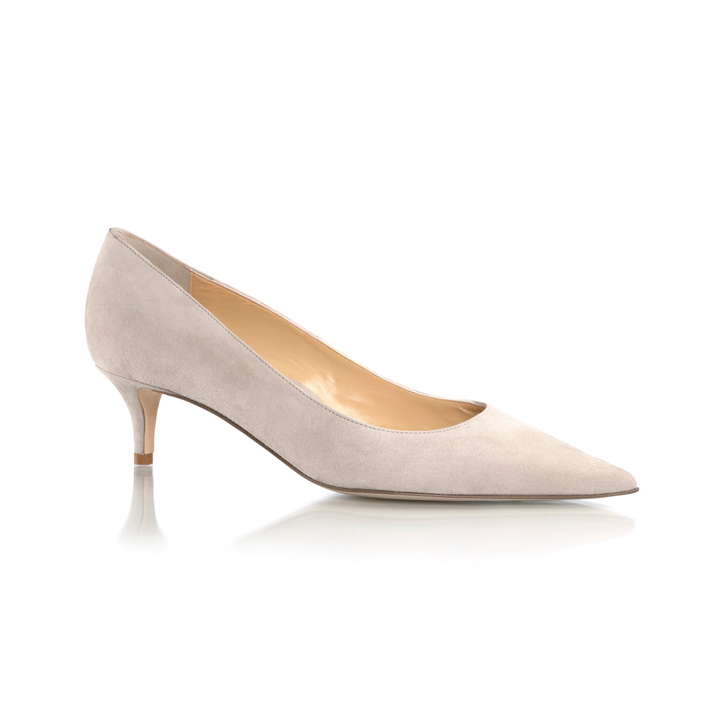 Classic 45 Pump in Stone Suede