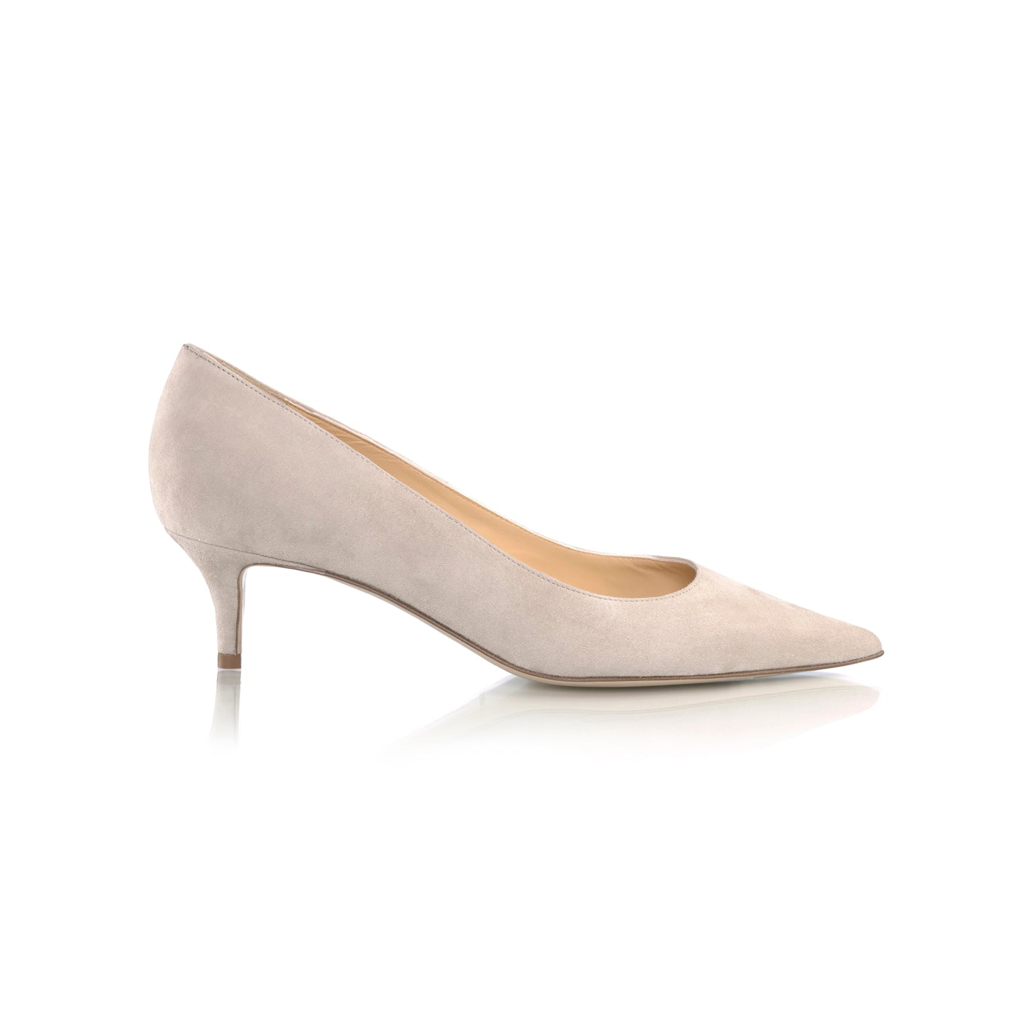 Classic 45 Pump in Stone Suede