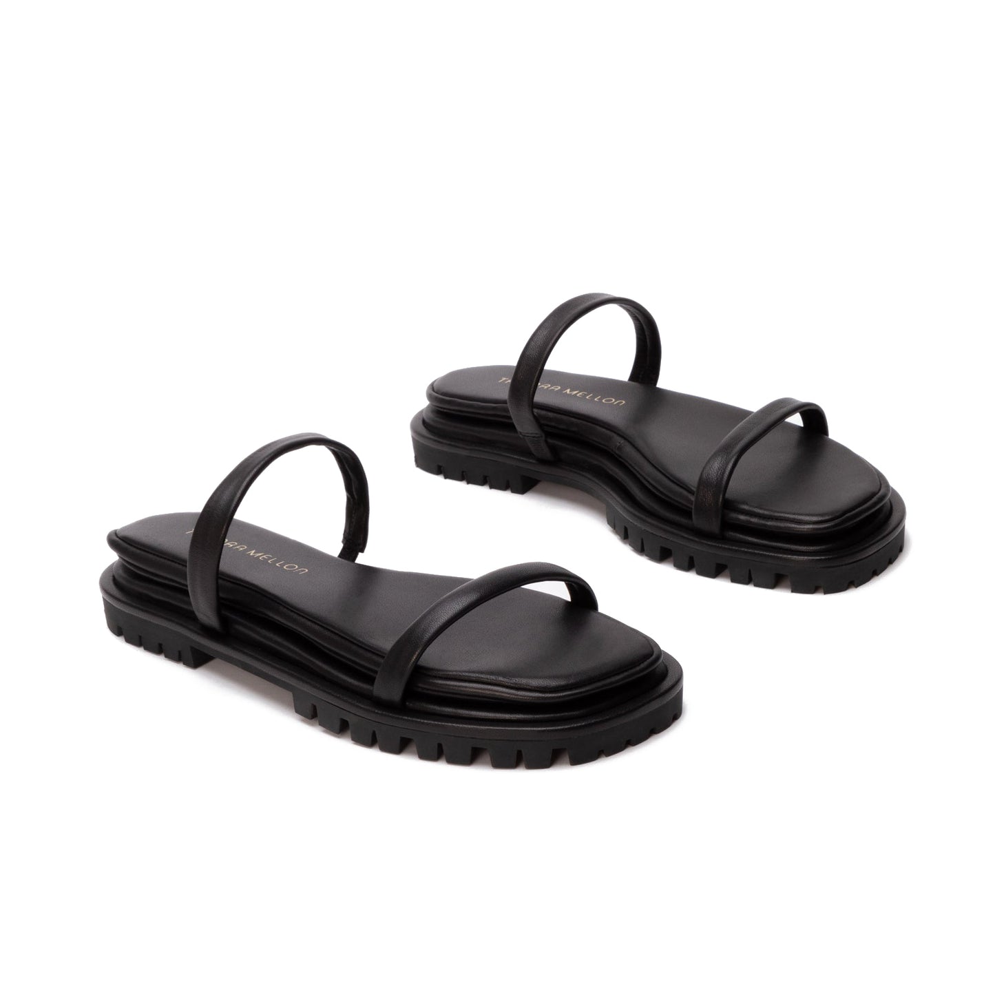 Console Lug Sandal in Black