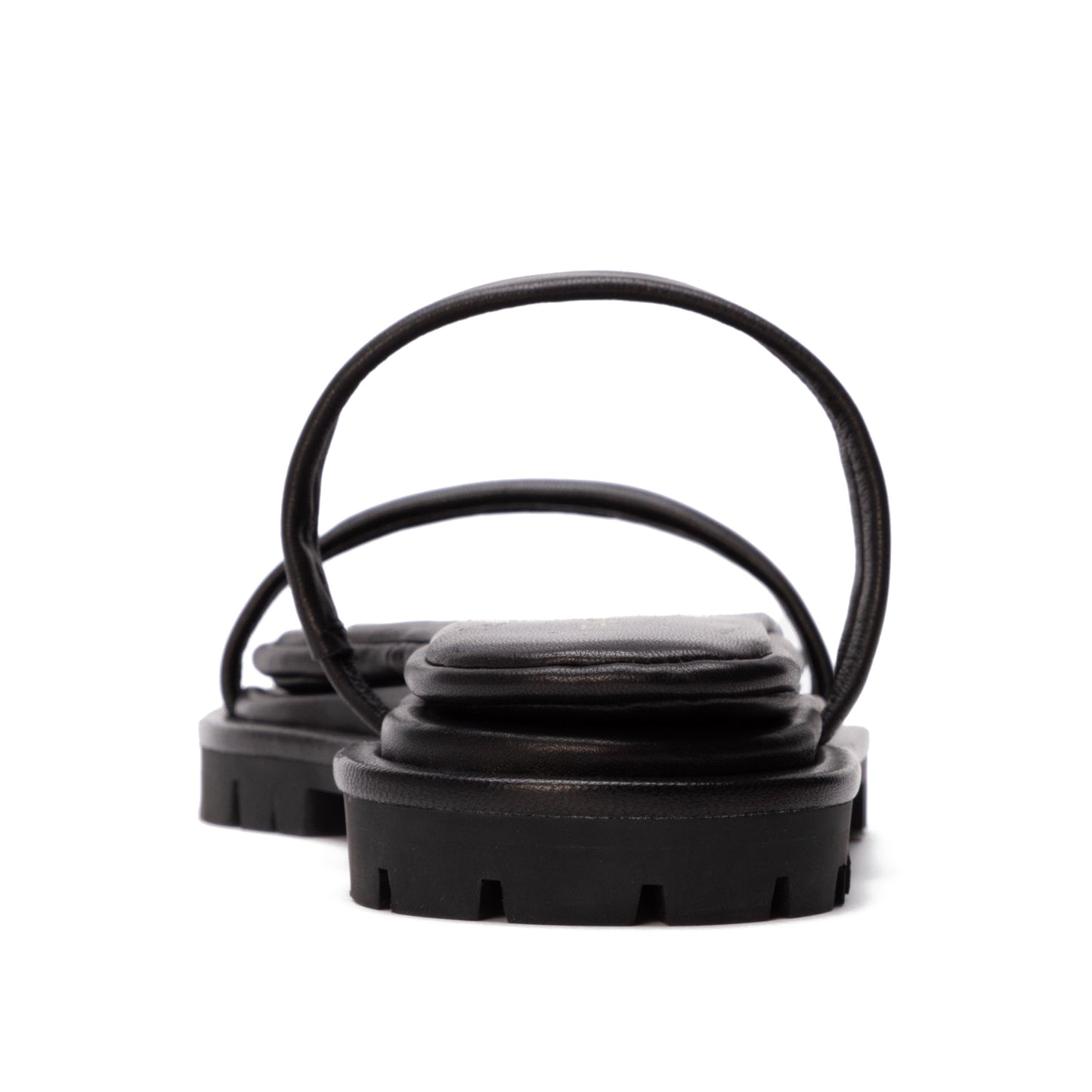Console Lug Sandal in Black