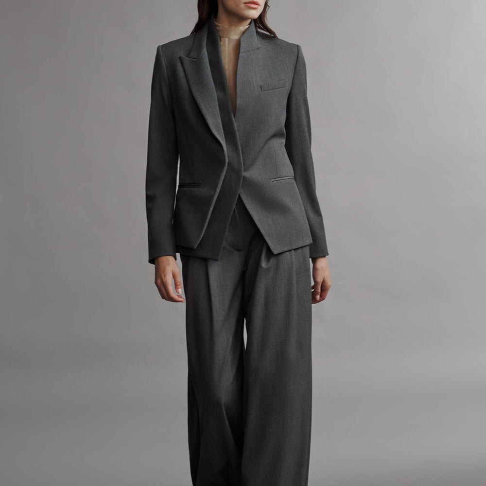 Mick's Wife Blazer in Heather Grey