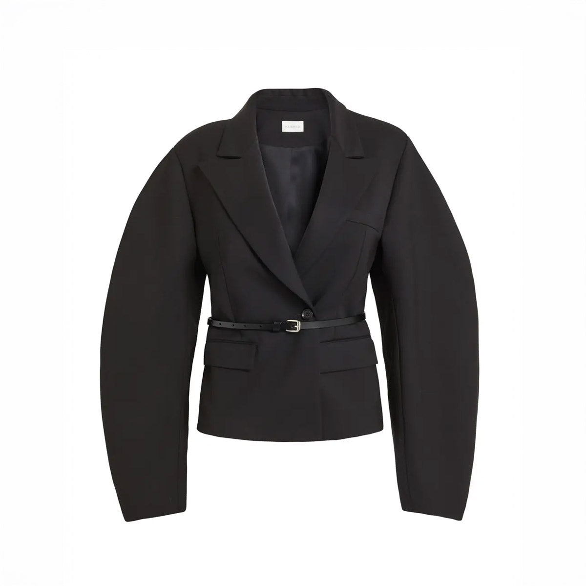 Round Sleeve Jacket in Nero