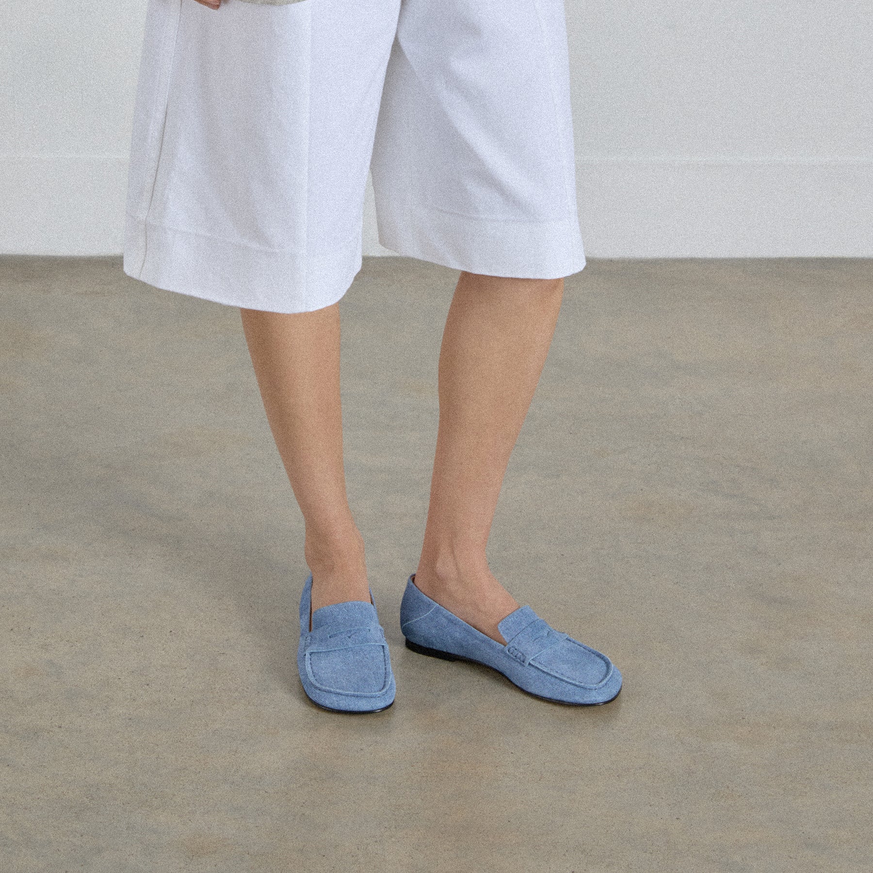 Drew Loafer in Blue Denim