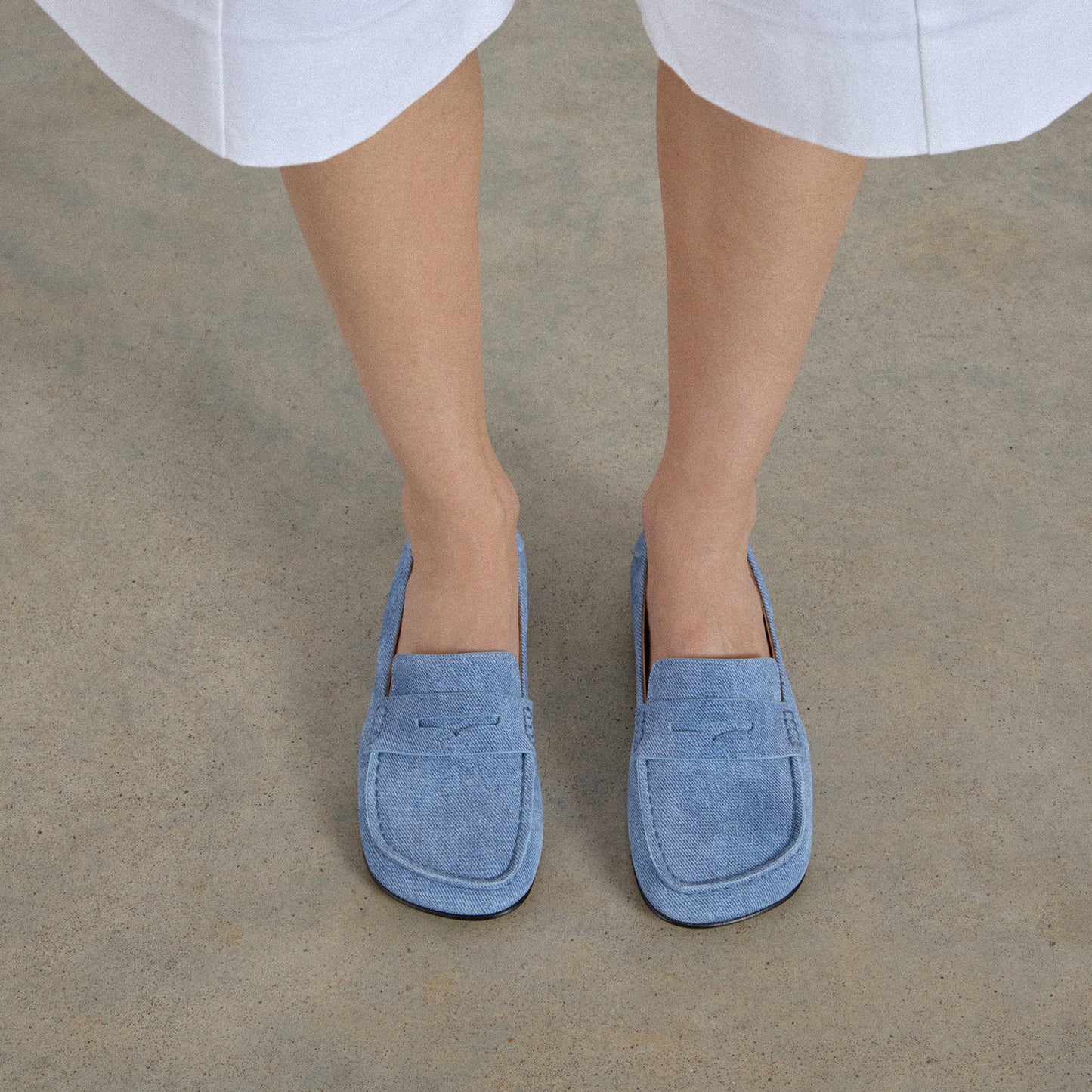 Drew Loafer in Blue Denim