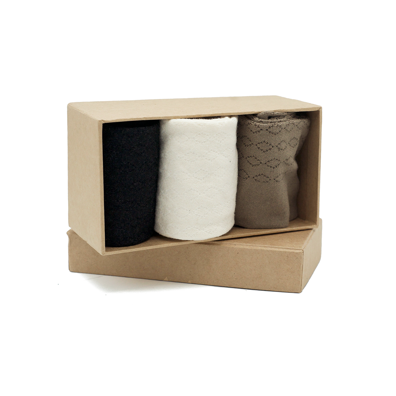 Pointelle Socks - Box of Three