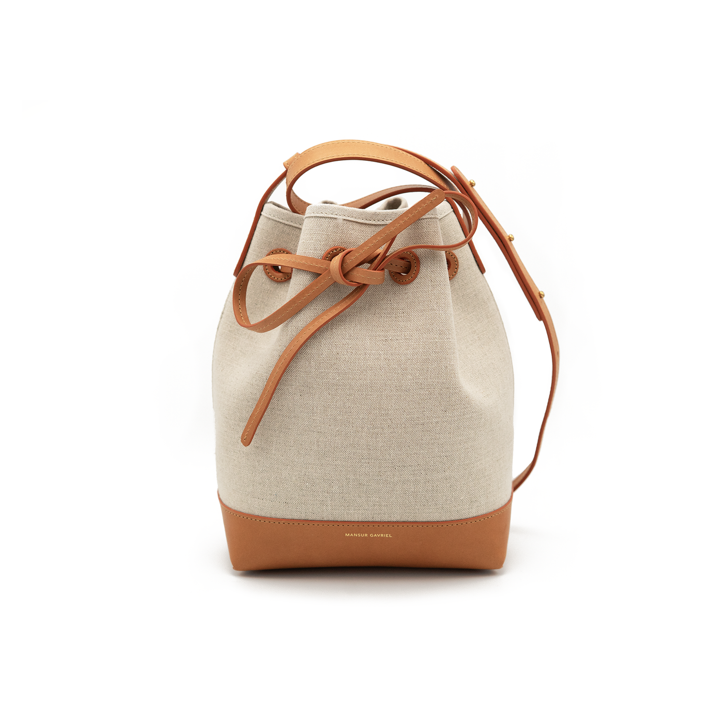 Mini Bucket Bag in Natural