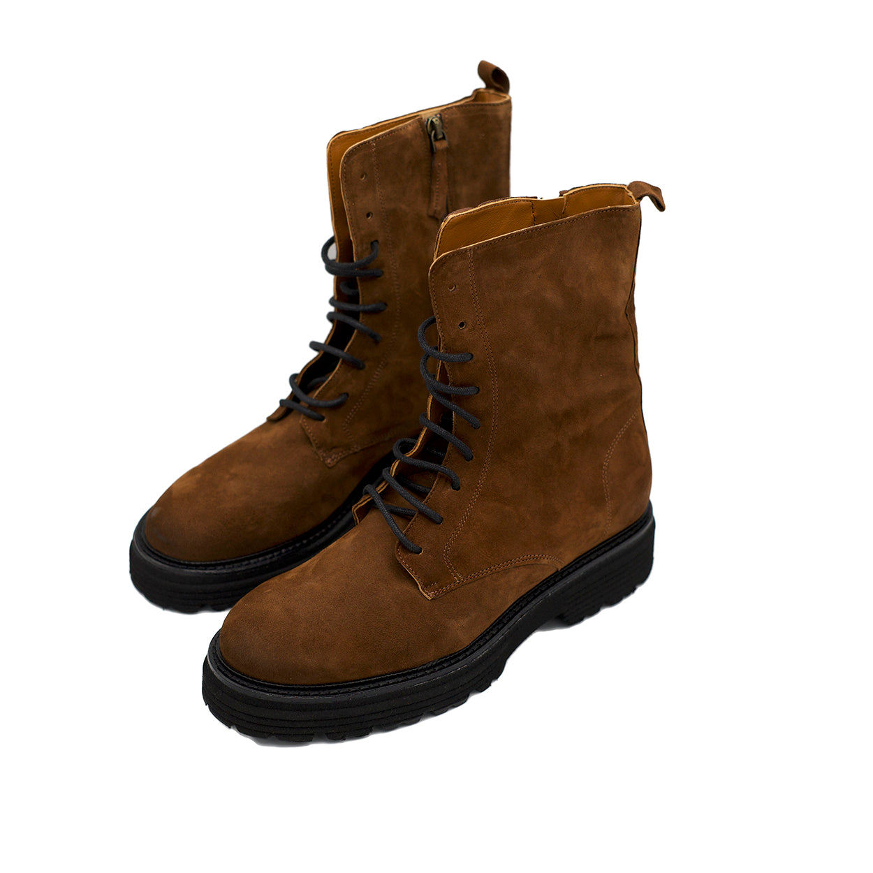 Payton Lace Up Boot in Sigaro