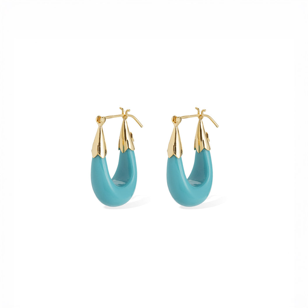 Ecume Earrings in Turquoise