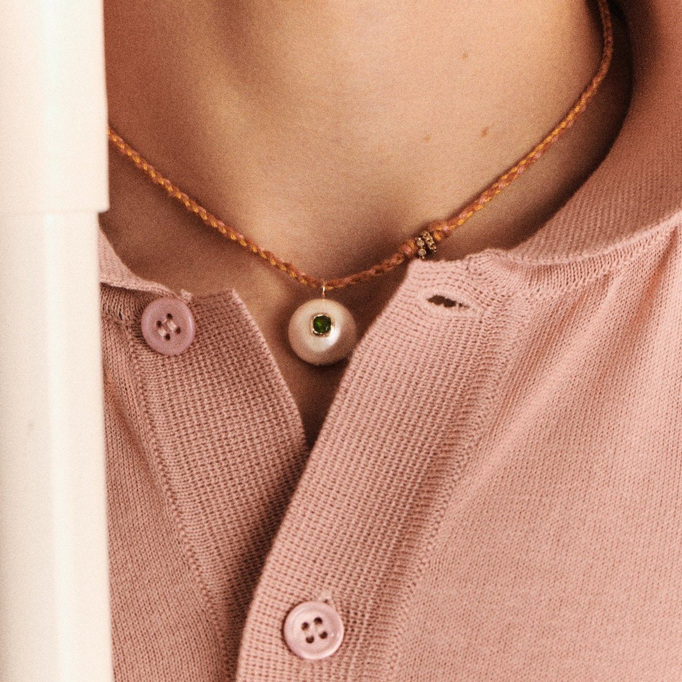 Eddie Necklace with Diopside