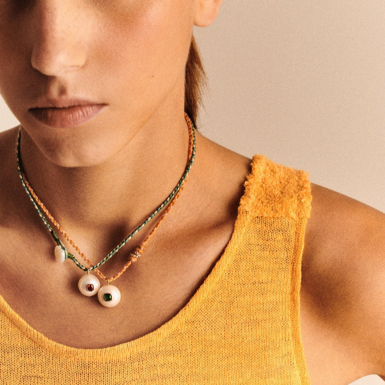 Eddie Necklace with Diopside