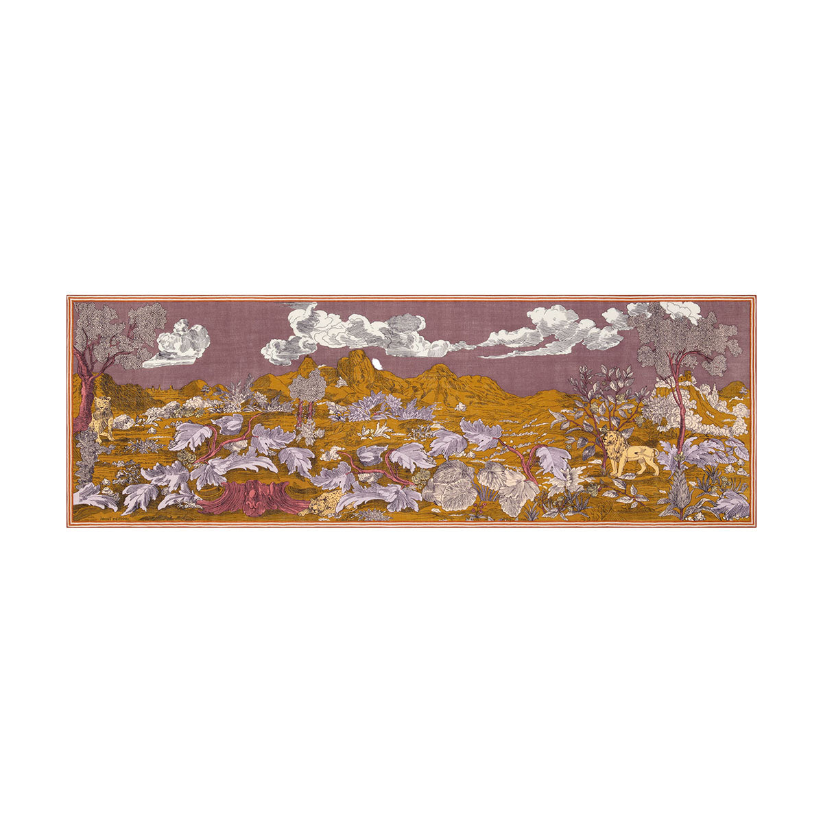 Histoire Scarf in Violet
