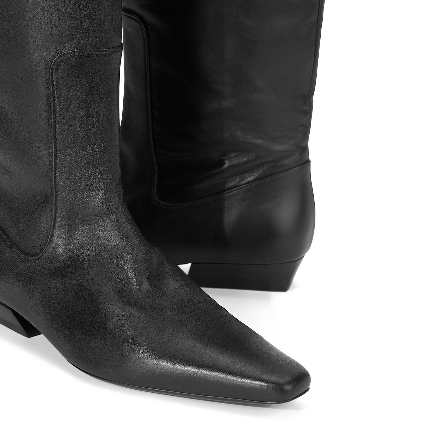 Wally Flat Boot in Black
