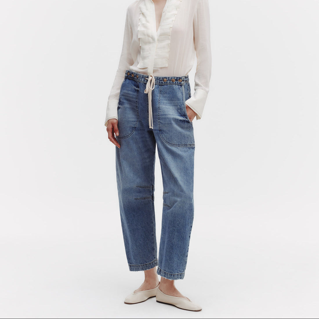 Jetties Beach Jean in Vintage Wash Denim